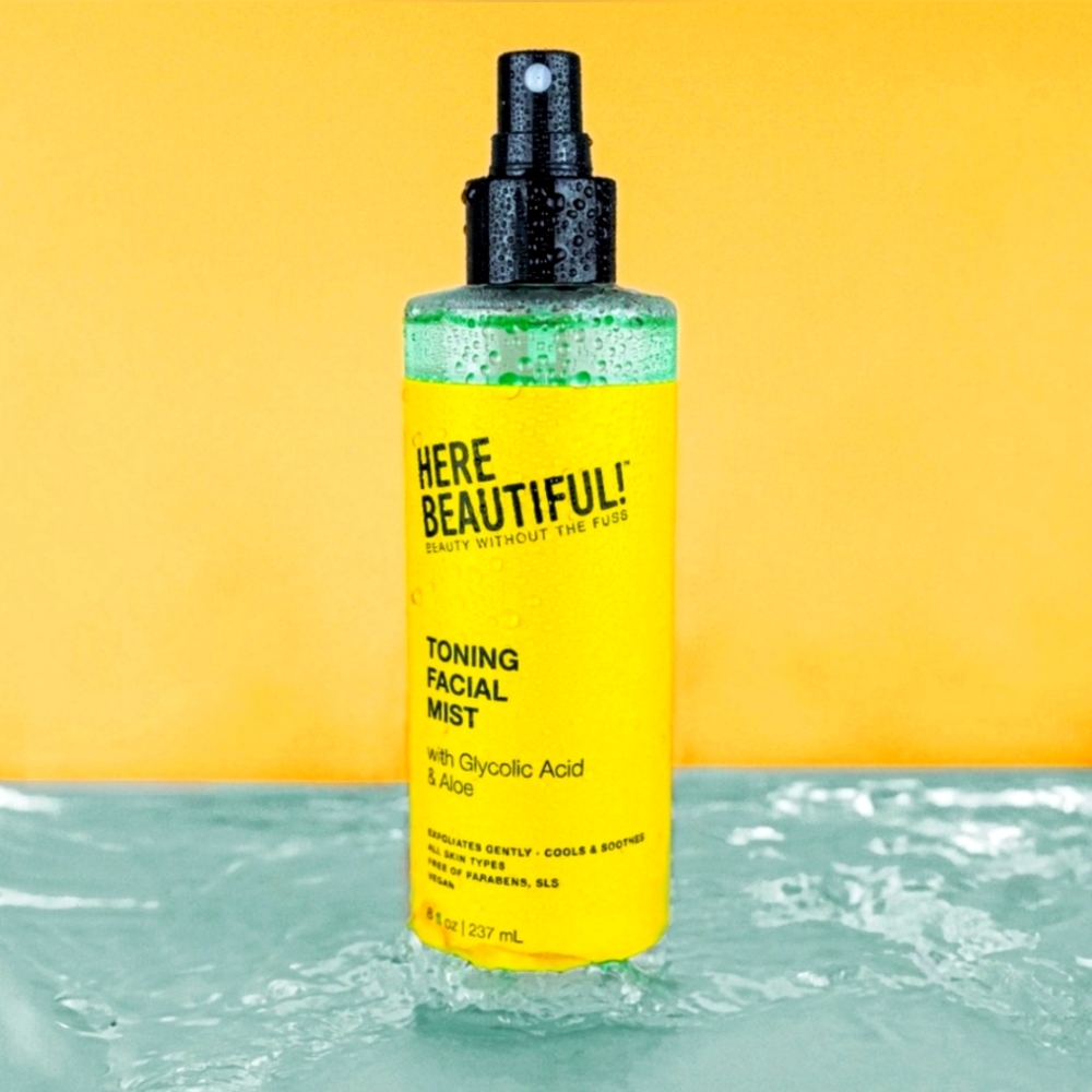 New 8 Oz Toning Facial Mist with Aloe Hello Beautiful